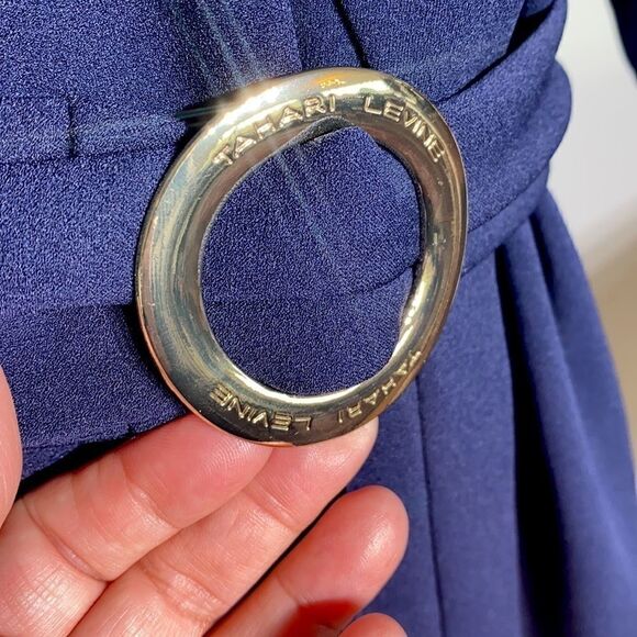 Tahari Arthur S. Levine Belted Dress - Picture 8 of 10